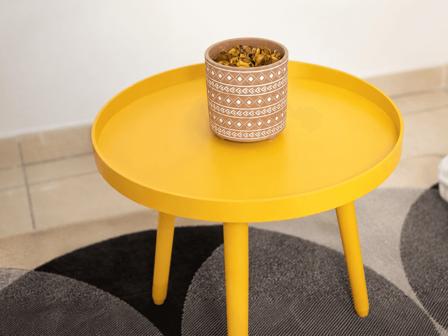 Decorative detail, side table
